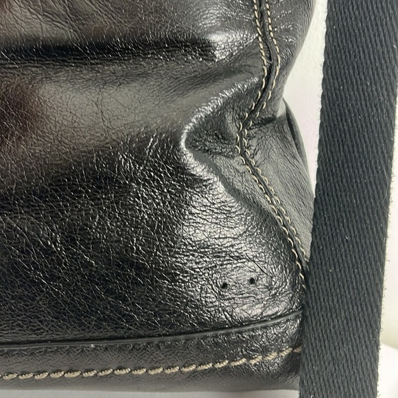 The Sak Black Leather Crossbody Purse - Picture 5 of 14